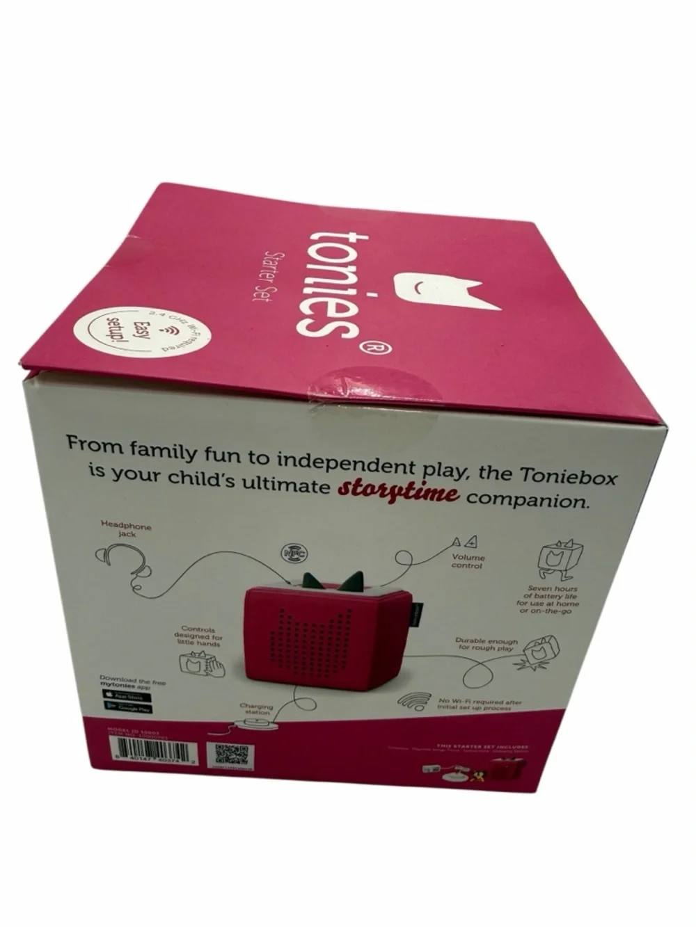 tonies Toniebox Starter Set Playtime Songs Ages 3+ 3-4 Years,